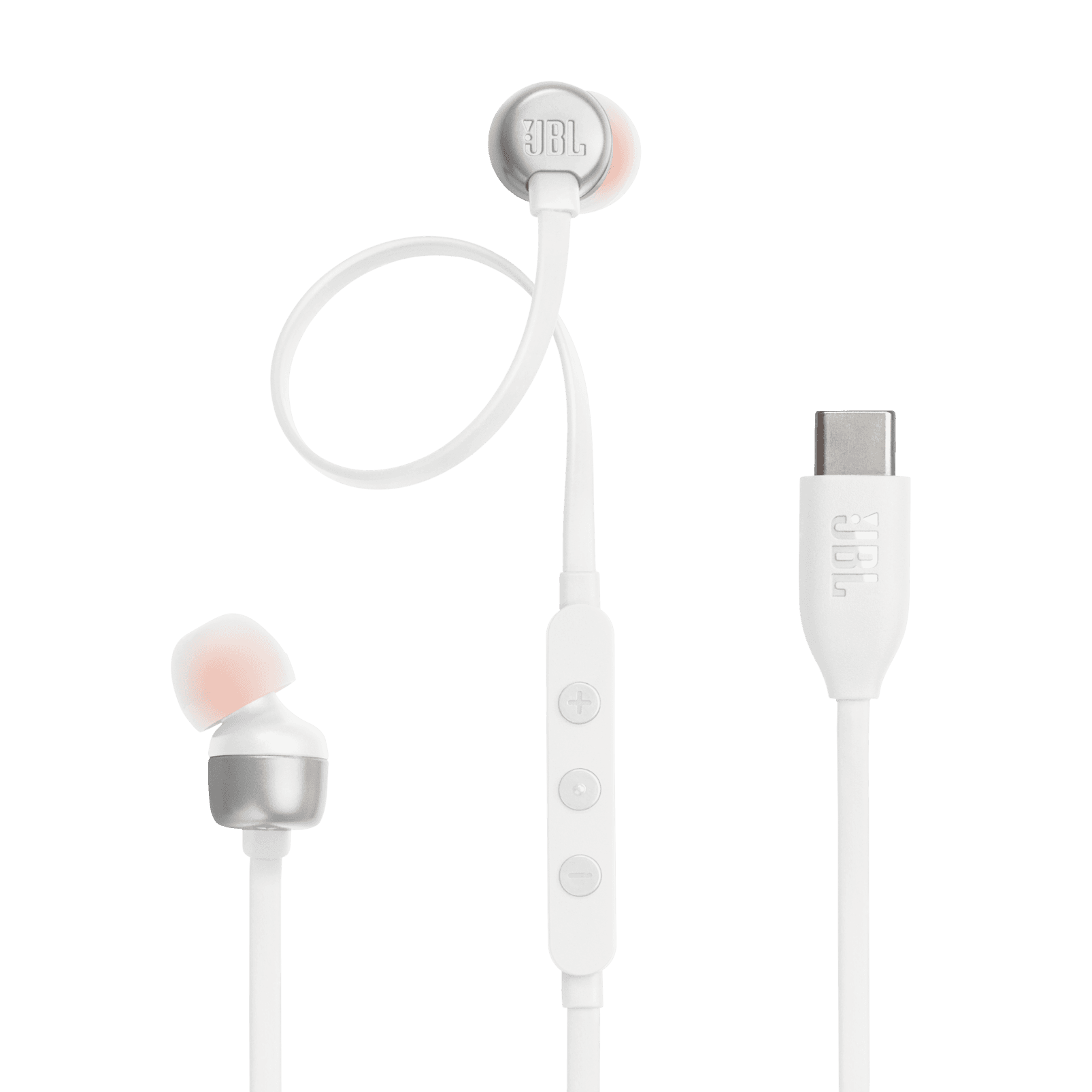 JBL T310C USB-C Wired Earphones - White